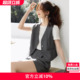 简约显瘦女套装 沫晗依美通勤松弛感背心马甲短裤 新款 2026夏季 套装