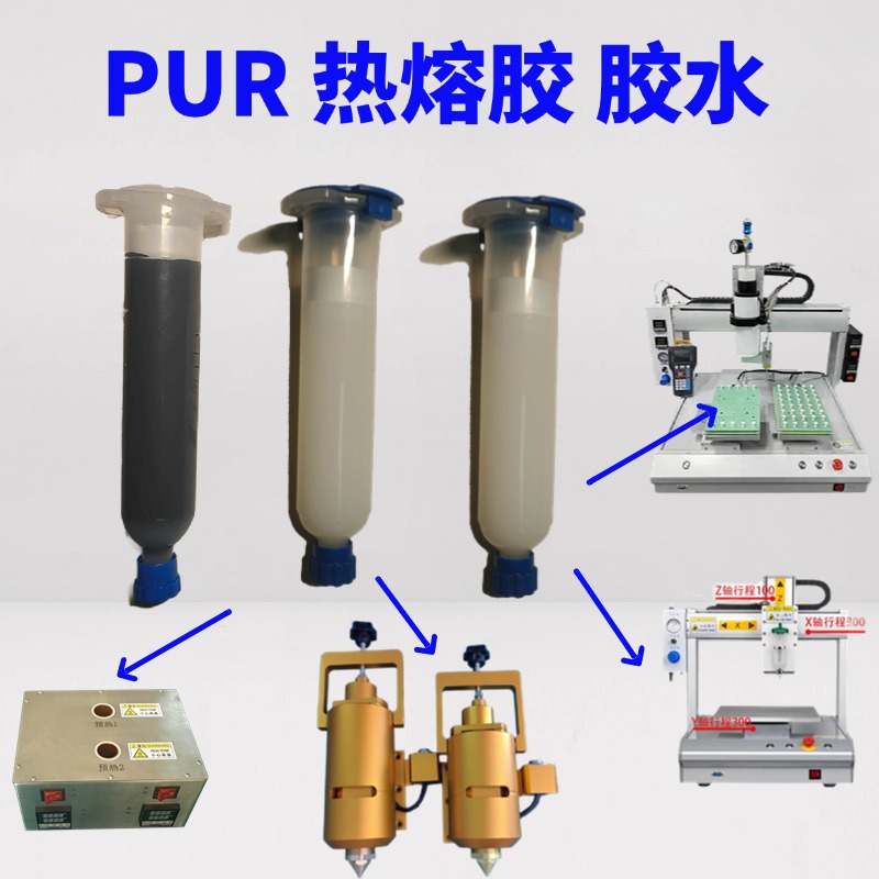 PUR热熔胶胶水全自动点胶机