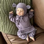 打底睡衣男女宝宝蝴蝶衣套装 婴儿连体衣春秋装 新生儿纯棉衣服冬季