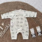 为了许多汉堡包新生婴儿春秋长袖 连体衣男女宝宝和尚服家居爬服新