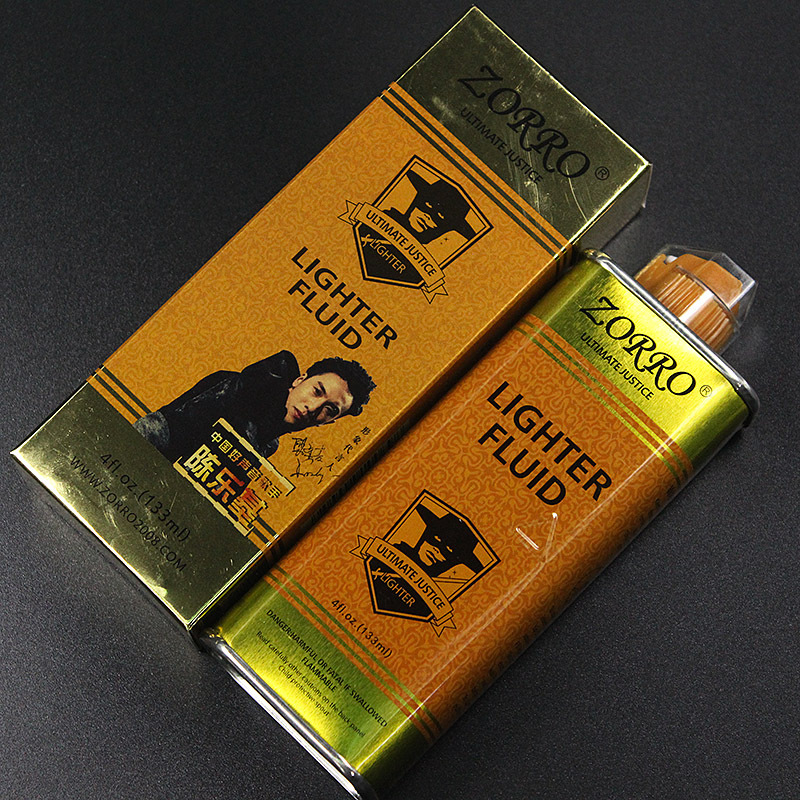 ZORRO佐罗官方旗舰店正品煤油打火机燃料金油男专用火石棉芯配件