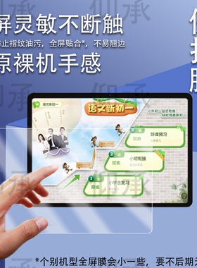适用优学派E29学习机贴膜12寸优学派E28屏幕膜非钢化膜优学派学习平板镜头保护膜E29类纸AR高清防刮花包壳
