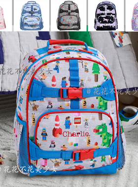 Pottery barn kids美国小学生书包减负护脊超轻便防水一到六年级