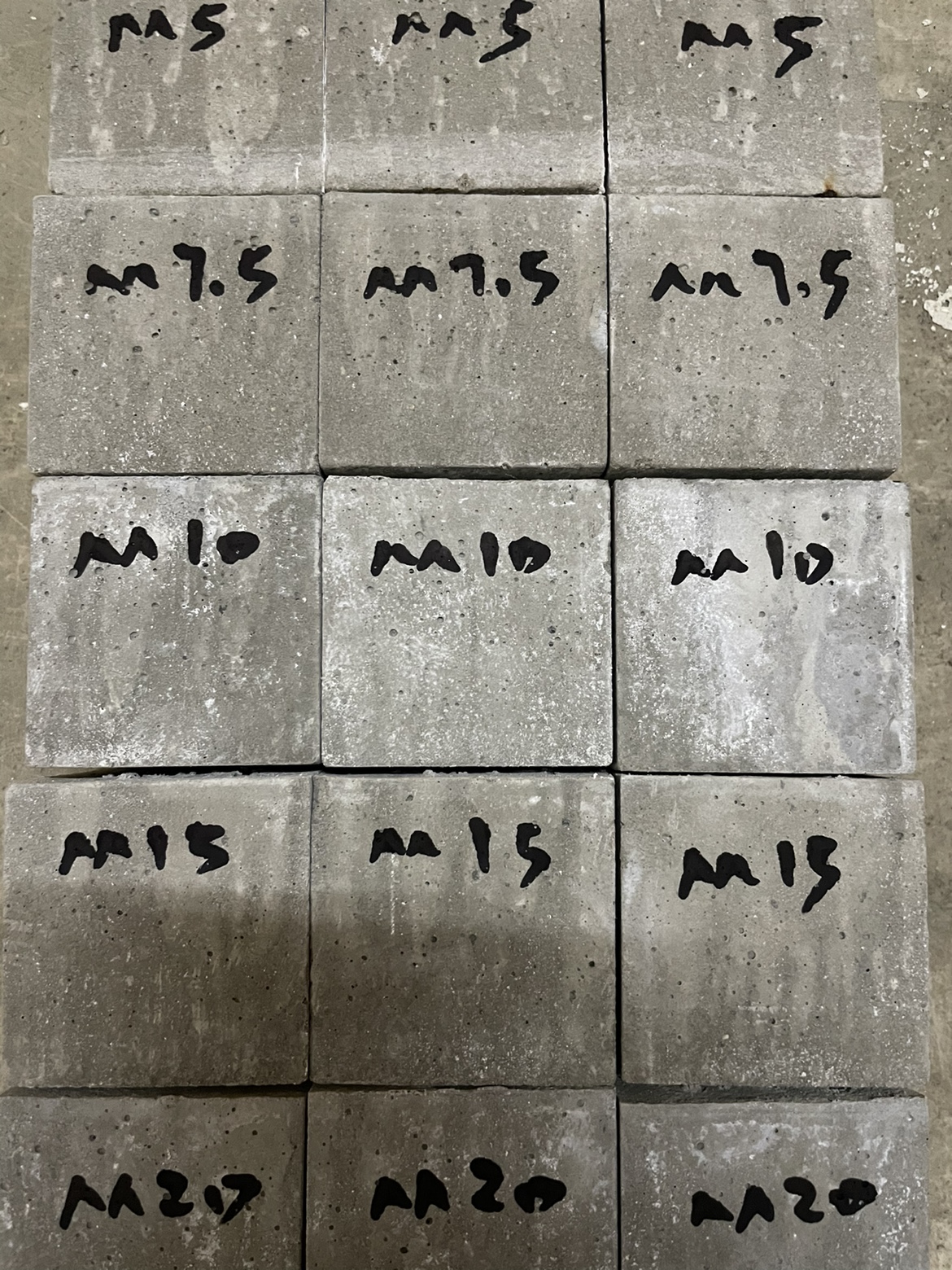 砂浆试块送检M5,m7.5,m10,m15,m20,砌筑，抹灰砂浆试块 3块一组 基础建材 基础材料 原图主图