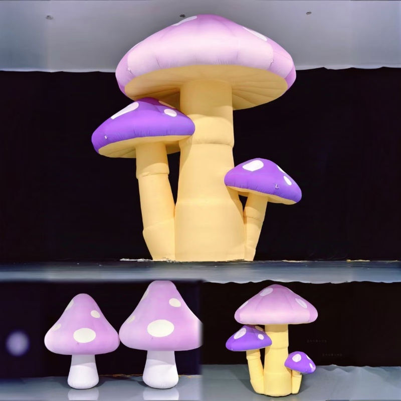 定制仿真蘑菇发光气模网红个性化模型植物园商场装饰布置创意美陈
