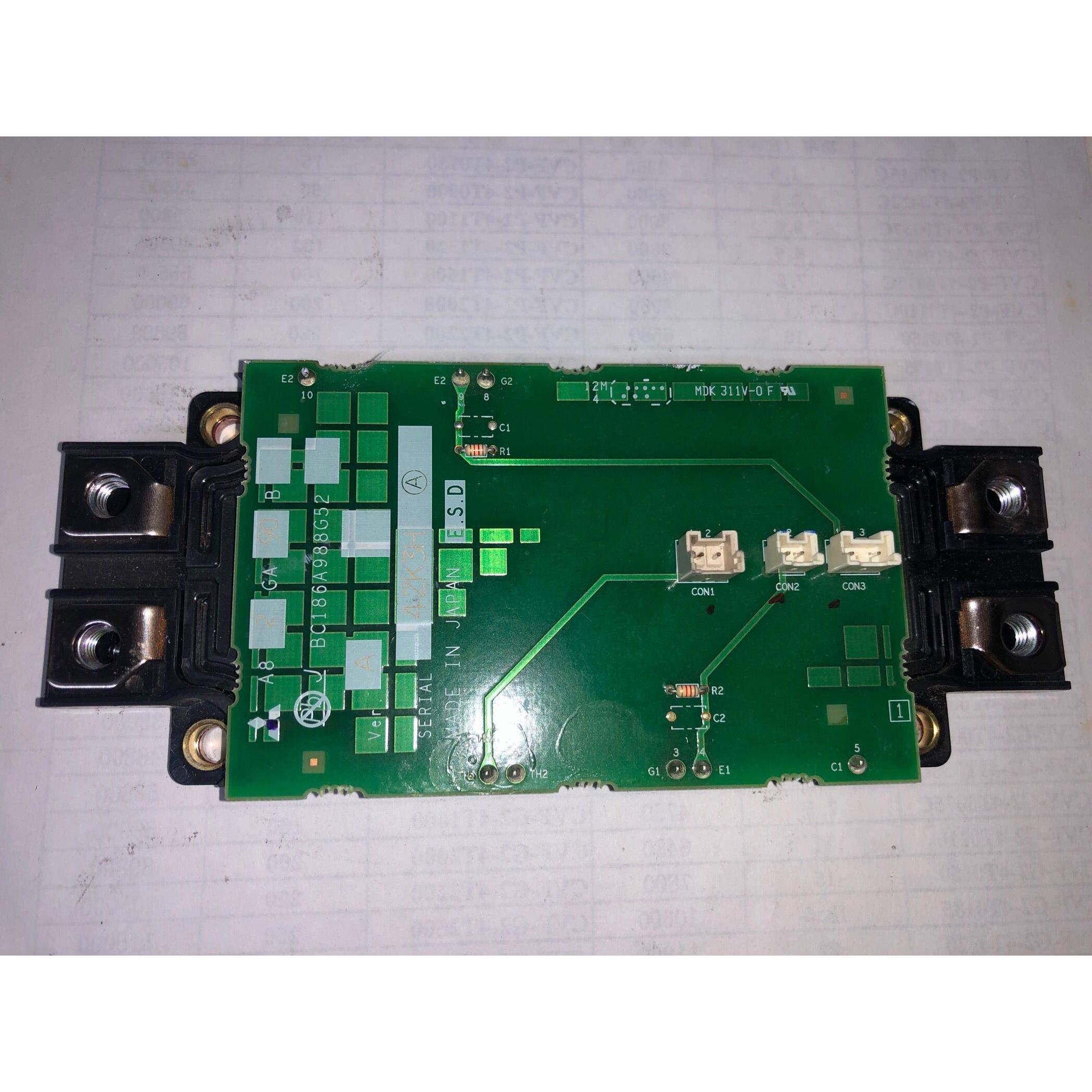 CM600DX1-12NFC带板BC186A988G52三菱A820 90KW原装拆机件98新