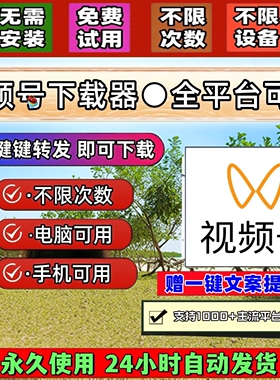 视频号下载工具抖音水印Win系统pad系统音抖短视频保存方便全网