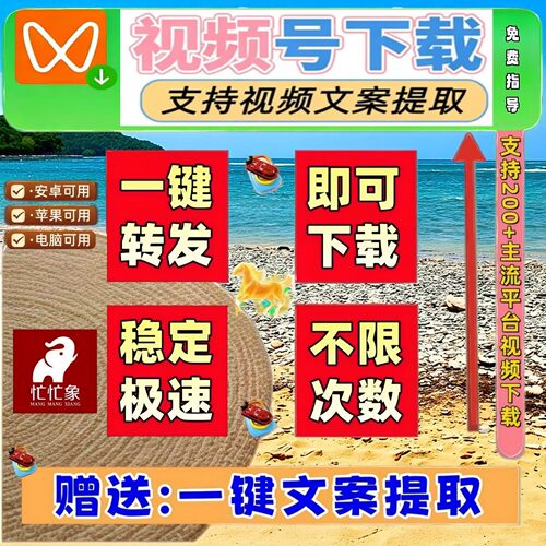 视频号下载直播回放网页插件素材文案提取mp4代下载万能嗅探卡号