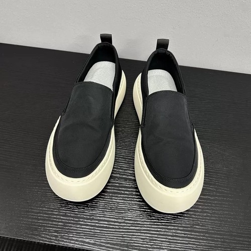 帕达索男鞋日系原创布鞋套脚透气冰丝布休闲乐福鞋男懒人鞋240502