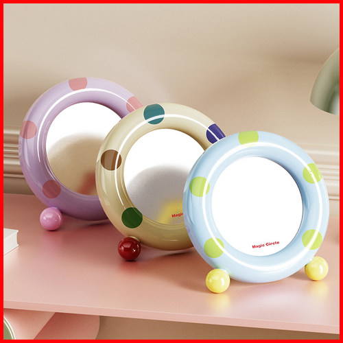 多巴胺化妆镜家用桌面台式