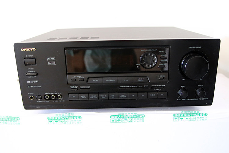 日本安桥功放 tx-ds656 二手功放机光纤同轴大功率av功放 460瓦
