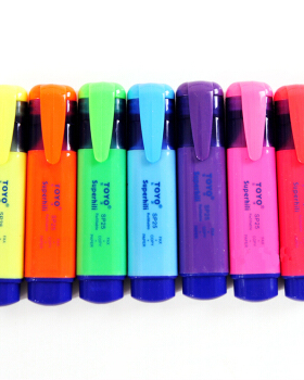 东洋荧光笔 东洋 SP25 荧光笔 记号笔 柠檬黄