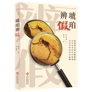 正版 琥珀辨假 李海波 张钧著 如何辨别真伪 入门书 琥珀原石鉴别技巧教程古玩收藏书籍 文化发展出版社