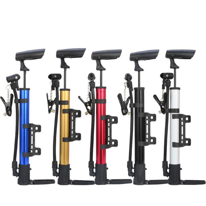 大力神便携充气筒山地车篮球类小型手动高压电动自行车单车打气筒