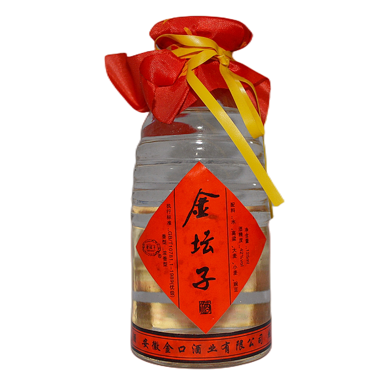 2007年金坛子酒42度浓香型白酒小瓶酒版125ml陈年老酒