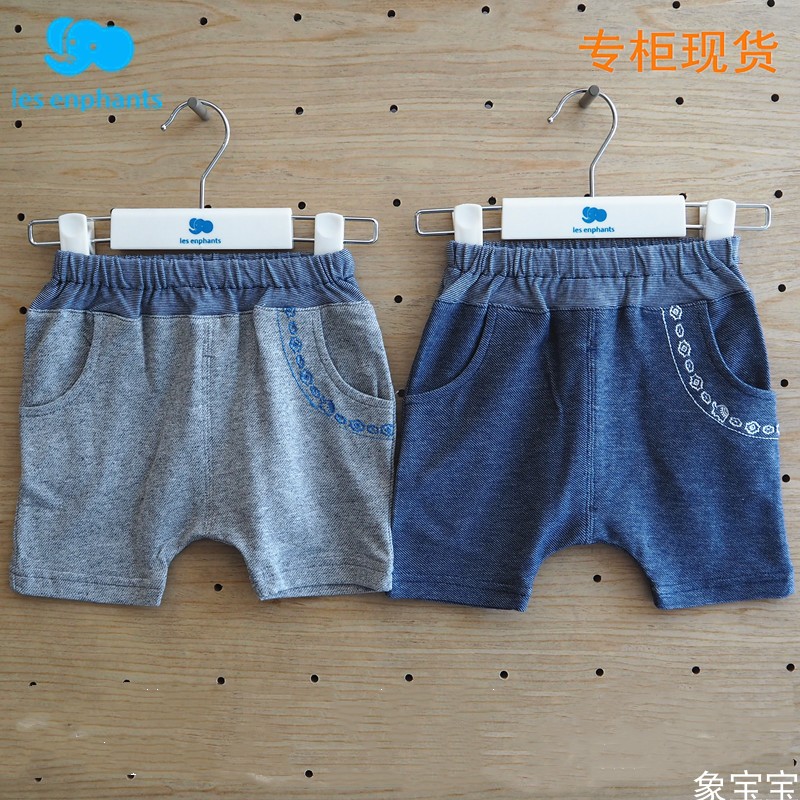 丽婴房专柜正品 夏季新款男女童薄棉舒适休闲短裤垮裤