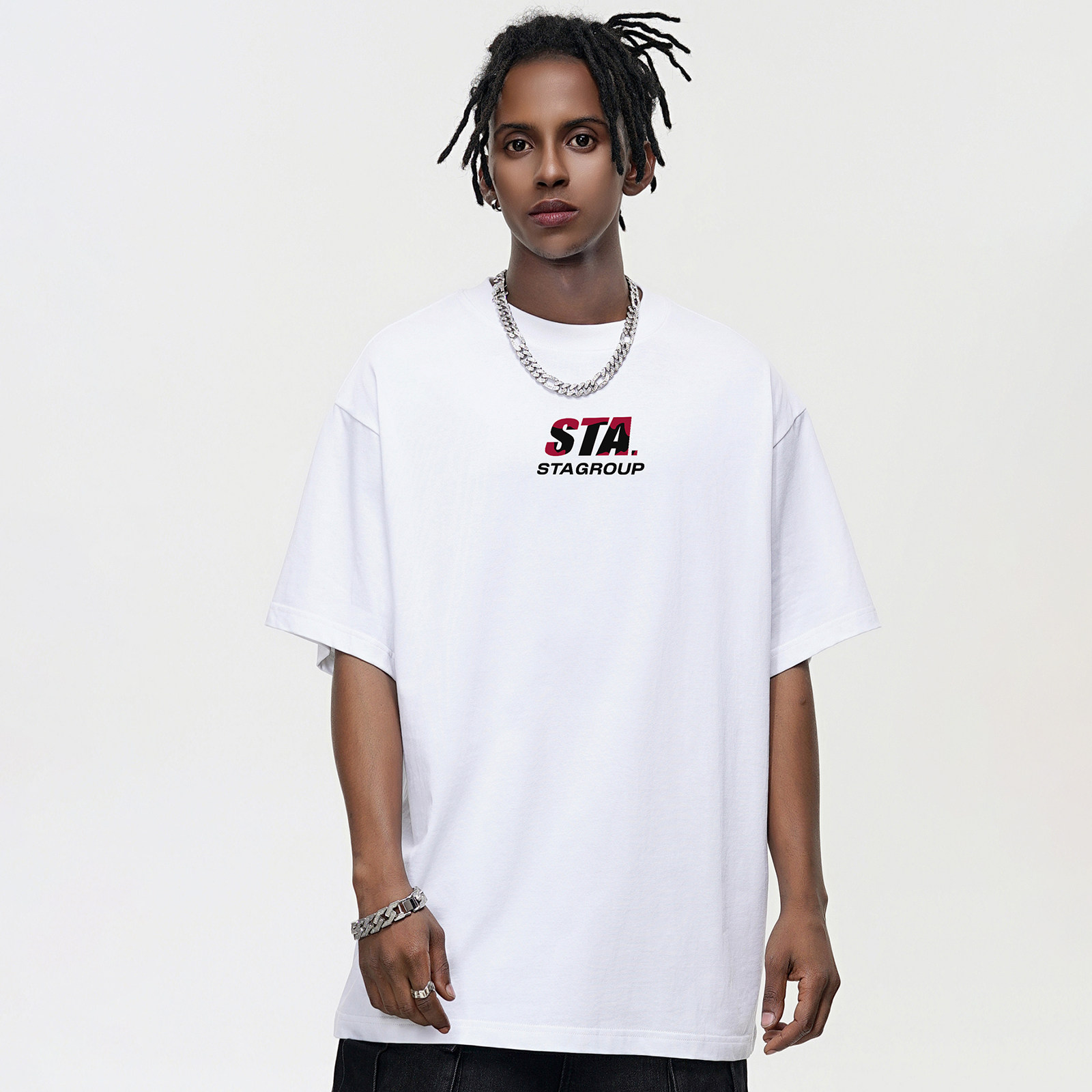 STA美式高街重磅潮牌短袖休闲T恤