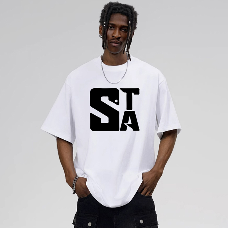STA重磅短袖T恤男女纯棉上衣半袖