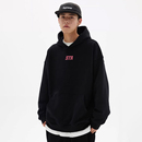 STA重磅胸前印花卫衣男女连帽衫 多色外套秋 潮牌情侣衣服宽松美式