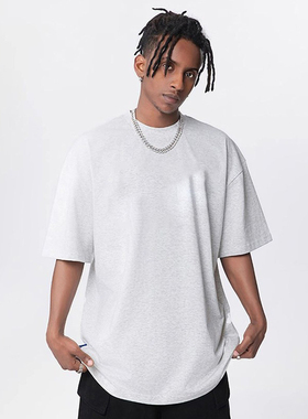 STA融化星标S潮牌美式280g重磅多色短袖T恤男纯棉宽松夏oversize