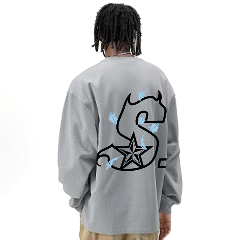 STA长袖t恤圆领内搭打底衫上衣服