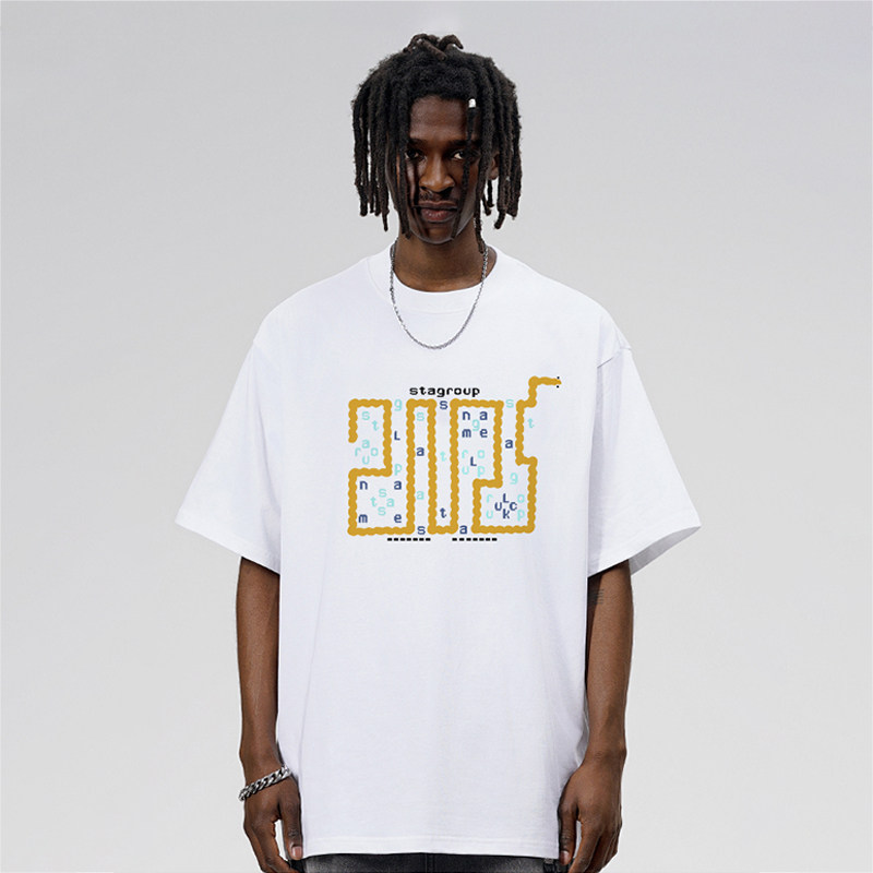 STA纯棉圆领短袖T恤男女