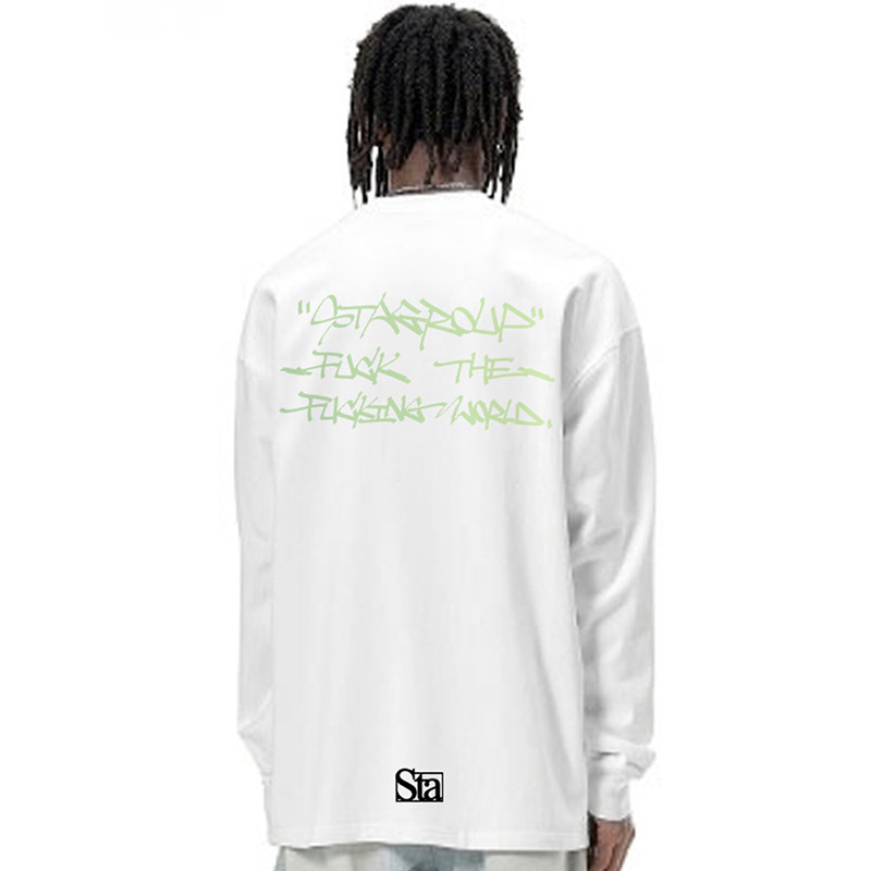 STA长袖T恤无帽卫衣上衣男女