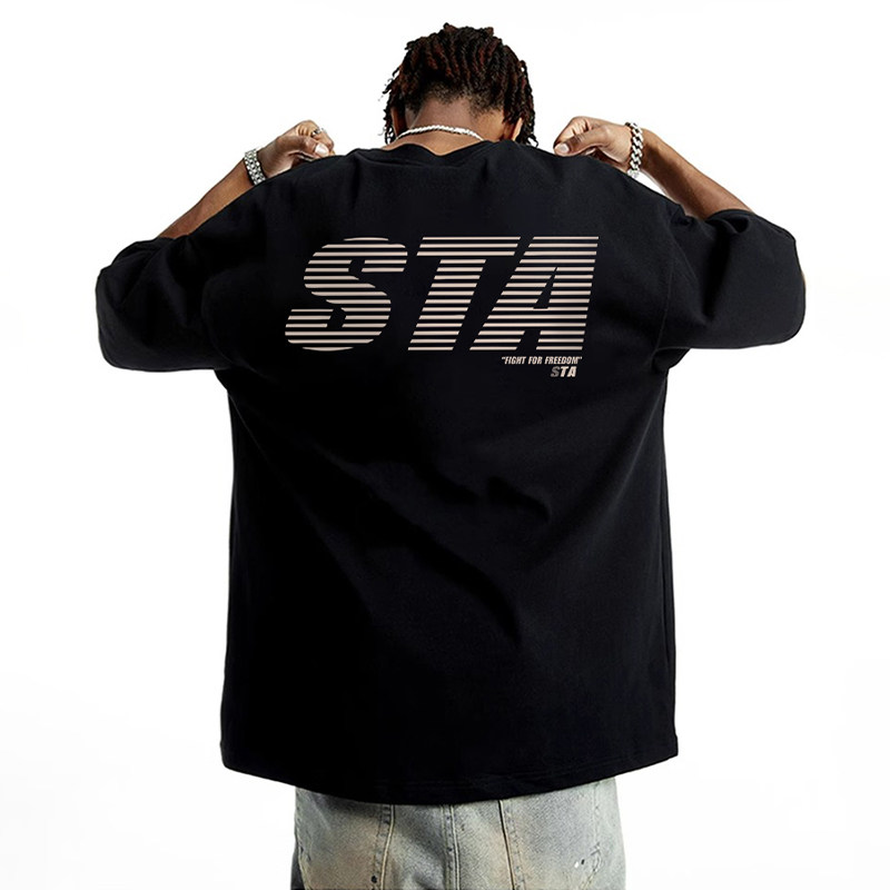 STA美式潮牌百搭纯棉夏季T恤