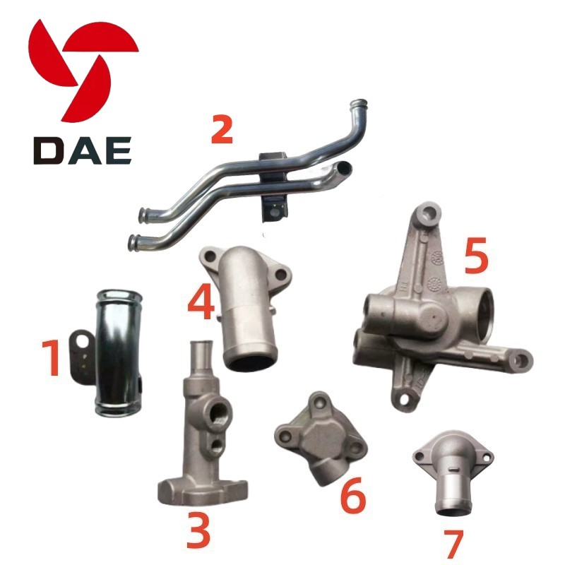 猎豹飞腾CS7菱智M5发动机水泵进水接管铁水管4G94暖风铁管节温器