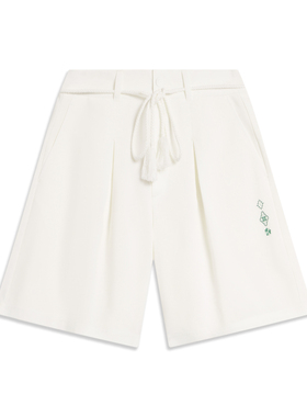 李宁五分裤2024夏季新款女子潮休闲透气速干宽松运动短裤AKST432