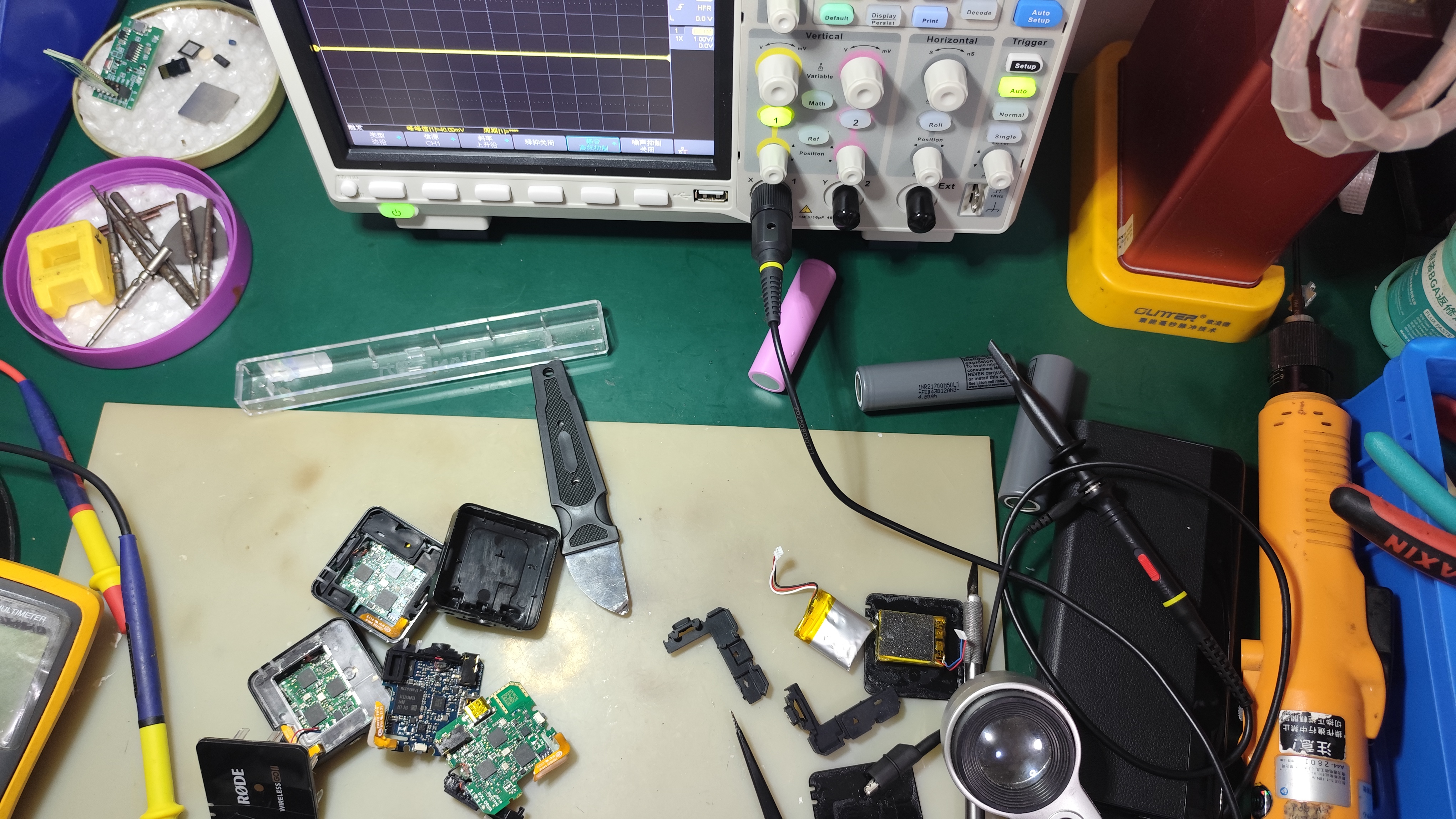 罗德得胜闪克科唛猛犸领夹桌面相机乐器麦克风不开机无声修理服务