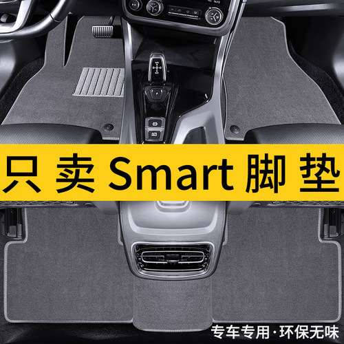 适用smart斯玛特脚垫地毯式