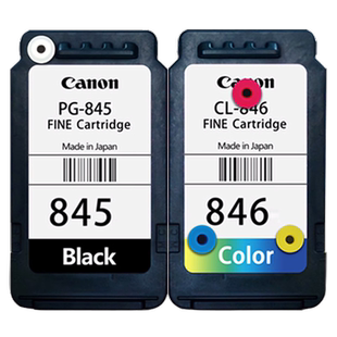 佳能打印机原装墨盒PG845/ 846可加墨连喷黑色彩色墨盒ts3380 MG2580S ts3180 3480 MG3080 2400 canon原装