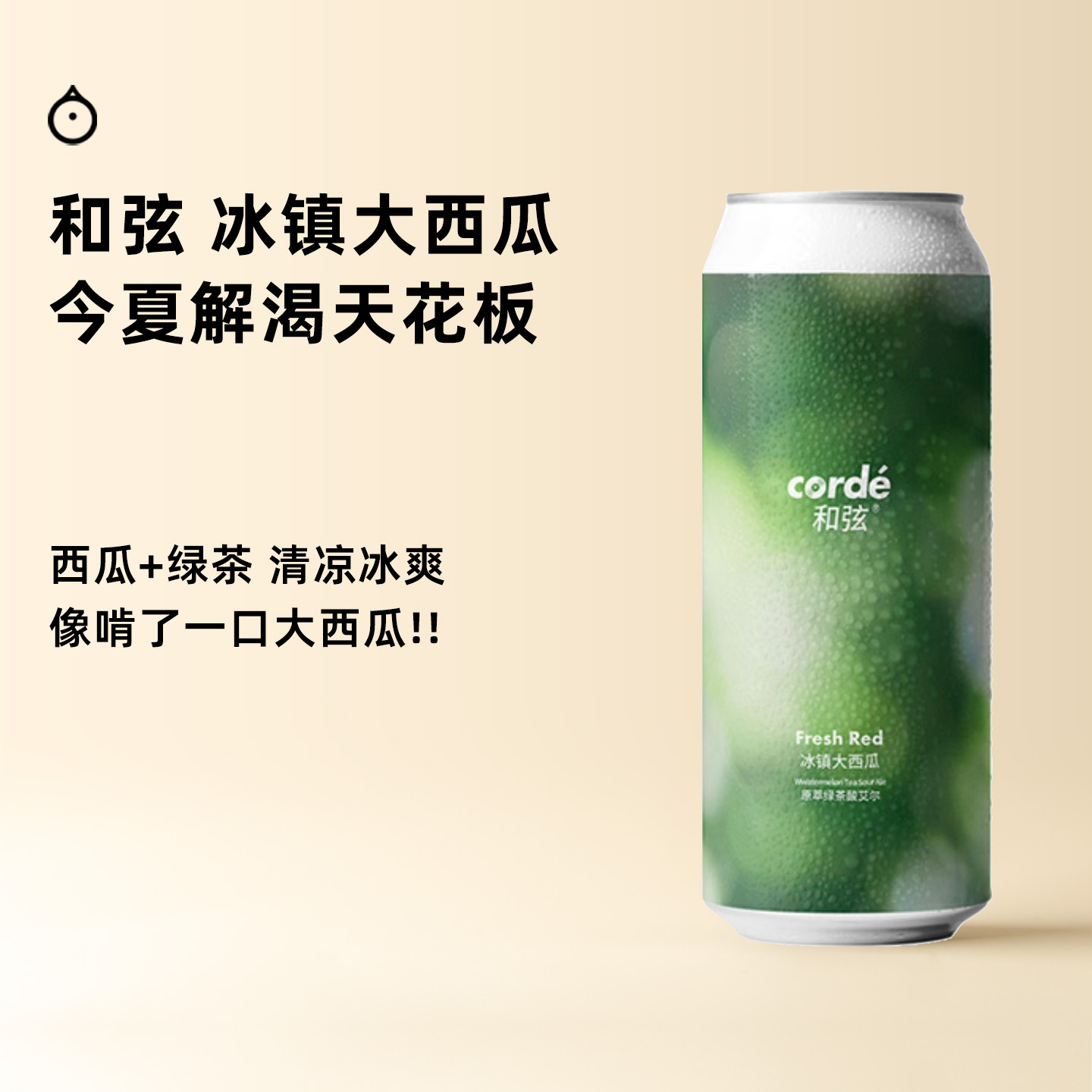 企鹅市集 和弦精酿 冰镇大西瓜西瓜绿茶人气黑马酸艾尔啤酒