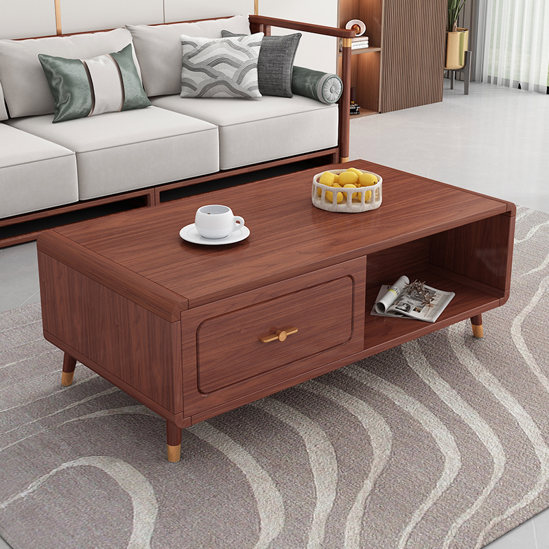 茶几客厅家用2025新款小户型桌子现代简约电视柜组合中古风茶桌