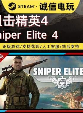 狙击精英4 Sniper Elite 4 成品账号 Steam正版 可换绑 0时长白号