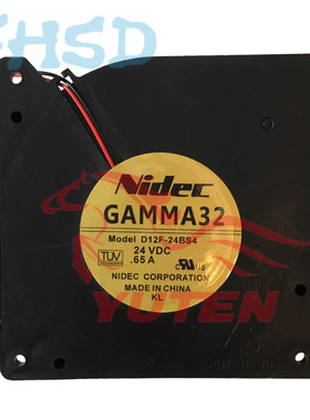 写真机喷绘机风扇Nidec GAMMA32 D12F-24BS4
