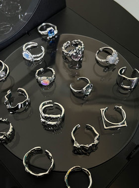 男女通用轻奢个性小众戒指/指环