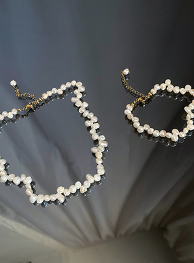 CCYOUPIN珍珠钛钢项链女