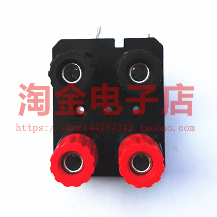 铜脚WP4-10线夹弯脚 WP外接线插座 大四位音频接线柱 功放