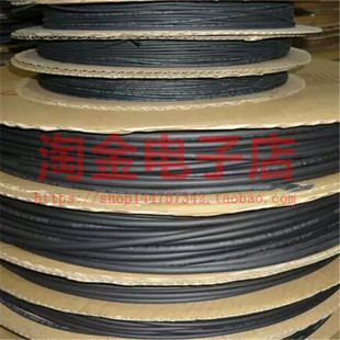 黑色热缩管 直径2MM 绝缘套管 收缩套管 环保绝缘热缩管套200米