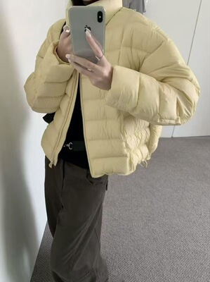羽绒服女款冬季2025新款轻薄修身显瘦保暖白鸭绒外套