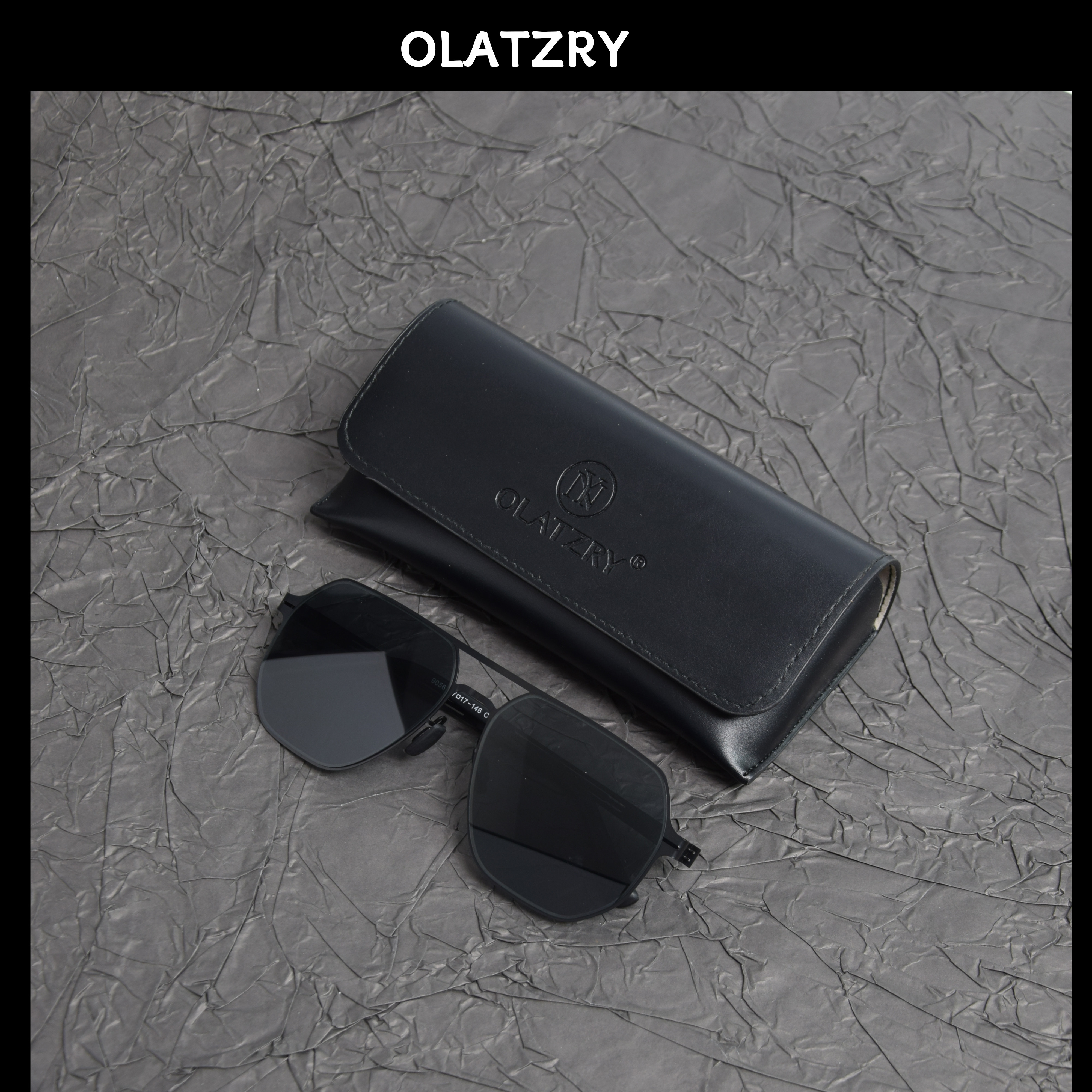 OLATZRY新款偏光太阳眼镜男女高级感开车驾驶飞行员变色蛤蟆墨镜