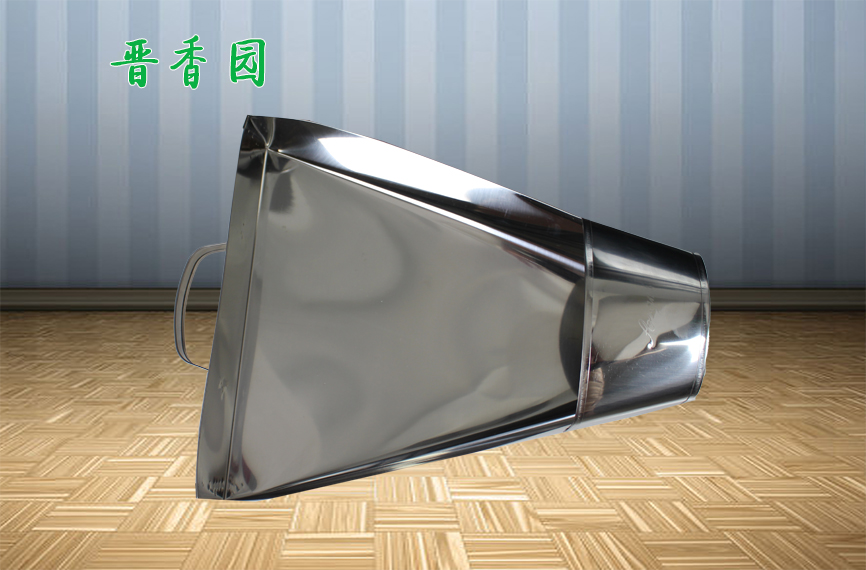 不锈钢盐酥鸡三角斗鸡柳装袋叉骨漏斗正新鸡排炸鸡店小吃打包工具