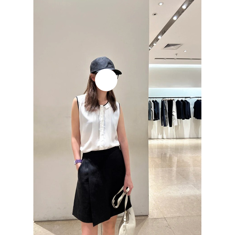 现货ICIC小禾同源女装新款厚苎麻斜纹布短裤东方禅意遇上夏日时髦