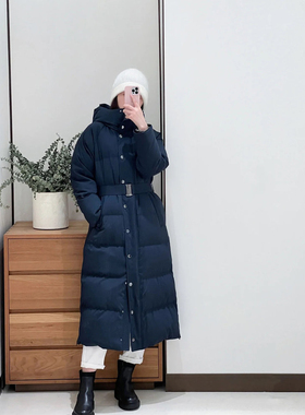 现货ICIC小禾同源白鹅绒【HUG羽绒】2025女装秋冬羊毛连帽羽绒服