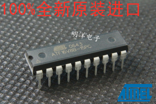 ATF16V8B-15PC  直插DIP-20 单片机 ATMEL全新原装 ATF16V8