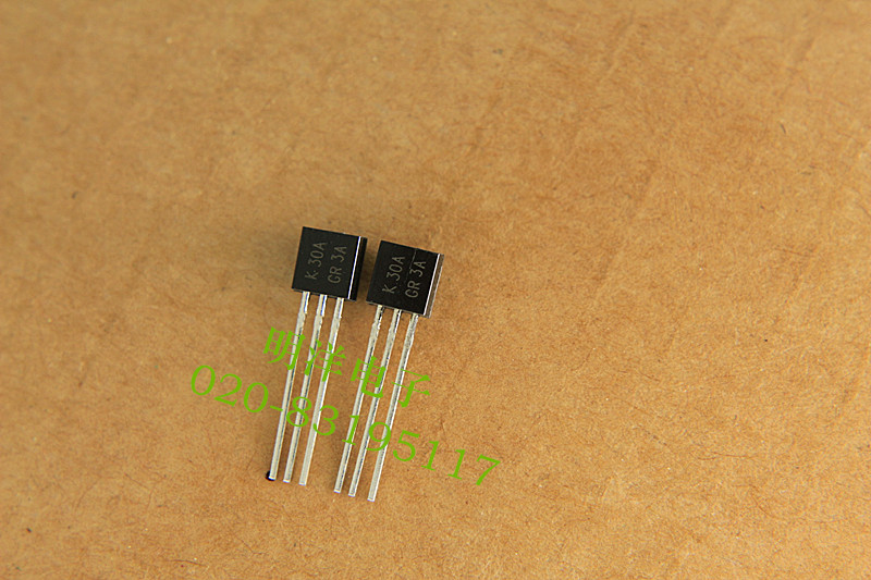 三极管 2SK30A K30A MOS场效应管 全新  TO-92