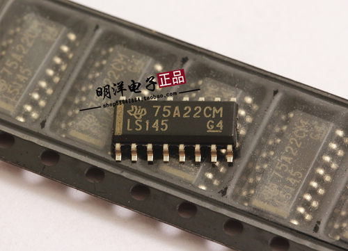 SN74LS145DR SOP-16贴片 十进制解码器 74LS145 原装进口TI