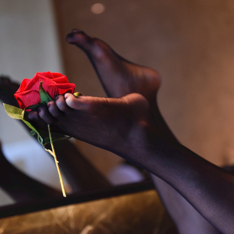 超薄无缝隐形透气五指袜大码连裤袜性感打底肉色哑光五趾丝袜